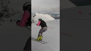 Skiing in 193cm skis skiing ski skiracing extremesports viral fyp [upl. by Leal83]