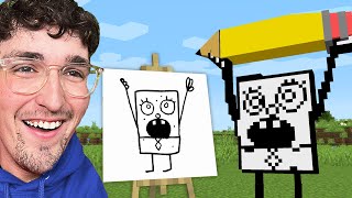 Minecraft But You Can Draw Mobs [upl. by Leola]