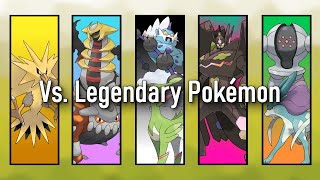 Pokémon Music  All General Legendary Pokémon Battle Themes from the Core Series [upl. by Resaec]