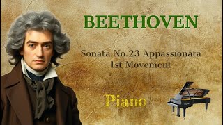 Beethoven Sonata No23 Appassionata 1st Movement [upl. by Ernald744]