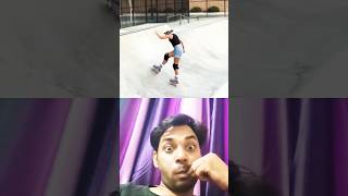 skateboarding skate rollerskating skatepark skating rap hiphop duet reaction shortfeed [upl. by Rettuc]