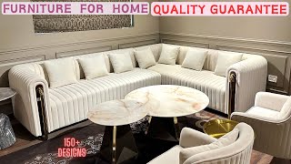 Furniture For Home Comfy Sofa Leisure Chairs Plywood Bed Natural Stone Dining Table Fire Place Light [upl. by Perri]