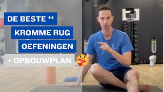 De Beste Kromme Rug Oefeningen voor je Middenrug 👏🏅 [upl. by Olnek]