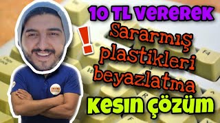 SARARMIÅ PLASTÄ°KLER NASIL BEYAZLATILIR  MÄ°KRODALGABUZDOLABIKLÄ°MA VS [upl. by Tracie]