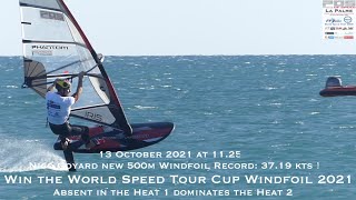 Windfoil Kitefoil Wingfoil Records Prince of Speed 2021 [upl. by Rather455]