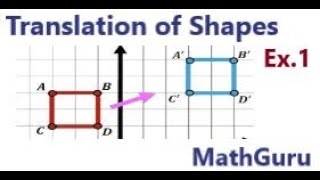 Translating Shapes on Cartesian Plane  Transformation  Examples 1 [upl. by Pump]