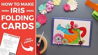 Easy Iris Folding Instructions amp Free Patterns [upl. by Rodenhouse]