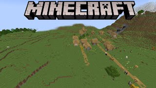 Double Village Flat Plains Biome Perfect for Building Seed for Minecraft 119 [upl. by Admana]