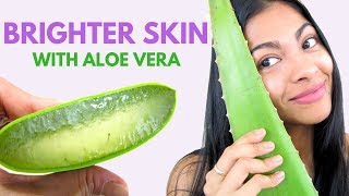 DIY Aloe Vera Facial Mask  ALOE VERA FACIAL BENEFITS [upl. by Tressa505]