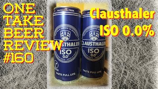 One Take beer Review 160 Clausthaler ISO 00 [upl. by Tol]