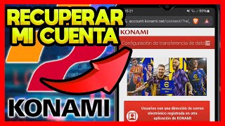 ✅COMO RECUPERAR MI CUENTA DE KONAMI ID PES [upl. by Balcke]