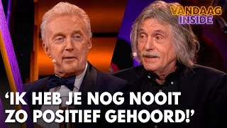 André van Duin na lofzang Johan Derksen Ik heb je nog nooit zo positief gehoord [upl. by Oigolue88]