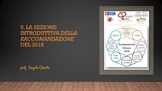 5 La sezione introduttiva della Raccomandazione del 2018 [upl. by Abigael]