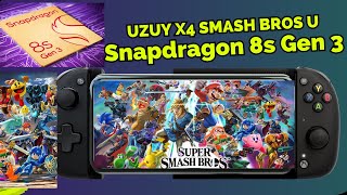 Uzuy X4 en SNAPDRAGON 8s GEN 3 SMASH BROS U✅ test de TEMPERATURA gametest [upl. by Swayne211]