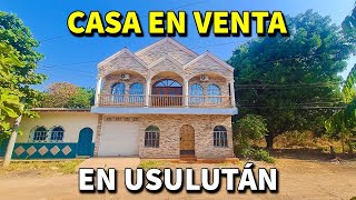 SE VENDE CASA DE 5 HABITACIONES y 2 NIVELES en USULUTAN El Salvador [upl. by Kelby350]