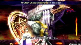 Dissidia 012 Duodecim  Yuna vs 000 Feral Chaos [upl. by Trebmer]