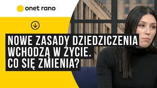 Nowe zasady dziedziczenia wchodzą w życie Co się zmienia [upl. by Aimit]