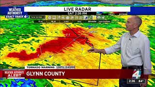 WJXT News 4 Jax Severe Weather Coverage March 9 2024 [upl. by Fadas]