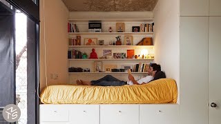 NEVER TOO SMALL Buenos Aires Architect’s micro apartment  32sqm344sqft [upl. by Levesque]