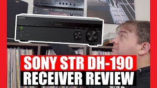 Sony STR DH190 Receiver Review [upl. by Anertac]