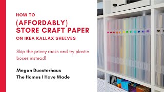 Full Craft Paper Storage IKEA [upl. by Kral]