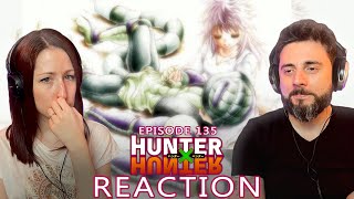 SUCH A MASTERPIECE  Her First Reaction to Hunter x Hunter  Episode 135 [upl. by Boswall]