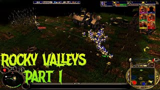 Warrior Kings Battles  Skirmish 24 Rocky Valleys Part I [upl. by Desirae346]