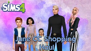 June CC Shopping Haul  Sims 4 CC Shopping Haul  Shopping is fun [upl. by Notsnhoj67]