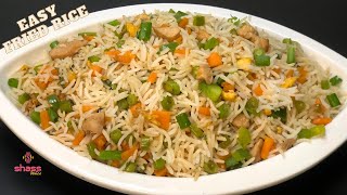 Fried Rice Recipe  Chicken Fried Rice Malayalam  Restaurant Style Fried Rice  SHASS WORLD 335 [upl. by Wickner]