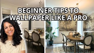 DIY Dining Room Wallpaper Accent Wall \\ Paste the Wall Wallpaper [upl. by Zachariah]