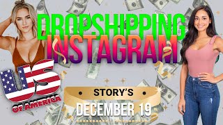 BEST INFLUENCER DROPSHIPPING 2020 INSTA STORY USA 20 DEC [upl. by Hamirak]