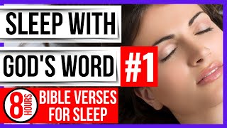 Bible verses for sleep 1 Sleep with Gods Word on 8 Hours Peaceful Scriptures with music [upl. by Doughty]