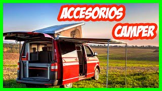 🔴7 ACCESORIOS IMPRESCINDIBLES🔴 para 🚐TU FURGO O COCHE CAMPER🚗 que te SERAN UTILES en tu ESTANCIA👌👌 [upl. by Rekab679]