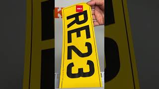 OKI C650 Car Number Plate Printing [upl. by Reh443]