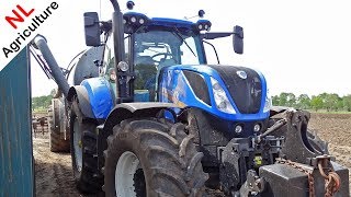 Slurry  Bouwland bemesten met New Holland T7245 en Jako  HG Joosten  2019 [upl. by Ehudd571]