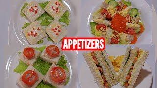 4 SIMPLE KINDS OF APPETIZERS [upl. by Odlaner]