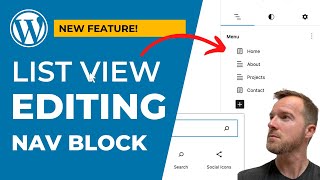 EASIER Nav block EDITING for WordPress 62 [upl. by Ferdinande]