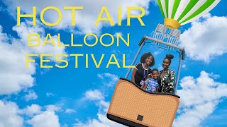 Hot Air Balloon Festival 💕 familyvlog [upl. by Ylrac901]