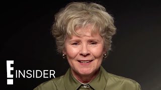 Imelda Staunton Talks Seeing Herself in Full Character on The Crown  E Insider [upl. by Fowkes]