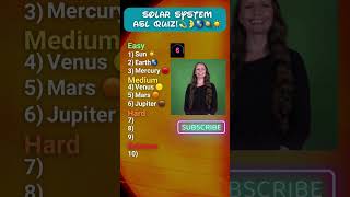 Solar System ASL Quiz  Sign the Planets in ASL 🌎🪐 ASLinteractive asl [upl. by Eindys]