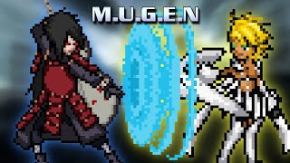 EDO MADARA VS HALIBEL Madara takes on the Espadas  MUGEN [upl. by Llerdnod]