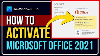 How to activate Microsoft Office 2021 or Office 365 on Windows 11 [upl. by Merrow]