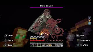 FIGHTING THE ENDER DRAGON WITH MY BOY PIERCE PierceIsAGamer [upl. by Levison]