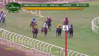 Hipódromo Monterrico  10ma Carrera 09 Noviembre 24 [upl. by Nathanson]