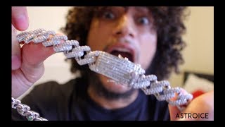 Unboxing Iced Out Cuban Link And Review  AstroiceJewelry [upl. by Lema]