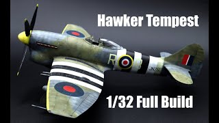 Hawker Tempest MkV Revell 132 Full Build [upl. by Ahsilac]