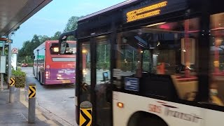 Farrer Road SBS Transit 165 Bunching 后港方面 20240907 土 [upl. by Philina604]