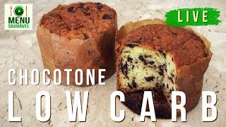 🔴 Chocotone DOS DEUSES Low Carb  Panetone Low Carb  LIVE para seu NATAL Low Carb [upl. by Elletsirhc564]