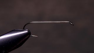 Securing a Hook in Tying Vise [upl. by Enyalb]