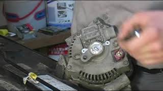 How to Remove the Voltage Regulator from the Alternator [upl. by Yendis]